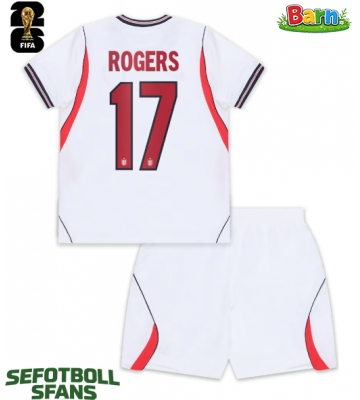 England Morgan Rogers #17 Hemmaställ Barn VM 2026 Kortärmad (+ Korta byxor)